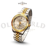 RLX Lightning-Style Luxury Watch – Stainless Steel | Anti-Magnetic Design