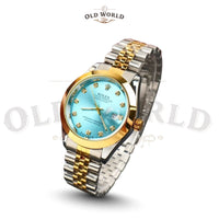 RLX Oyster-Style Luxury Watch – Stainless Steel Date Display