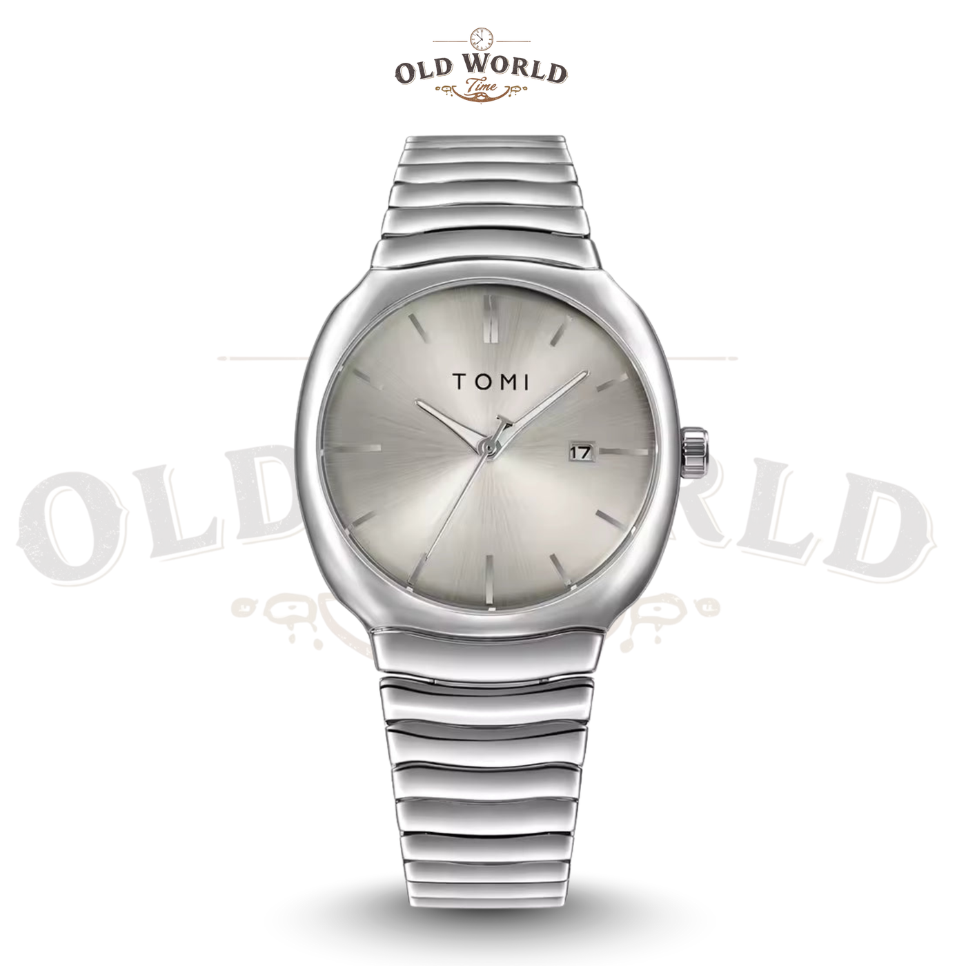 To-mi T-307 Quartz White&Silver