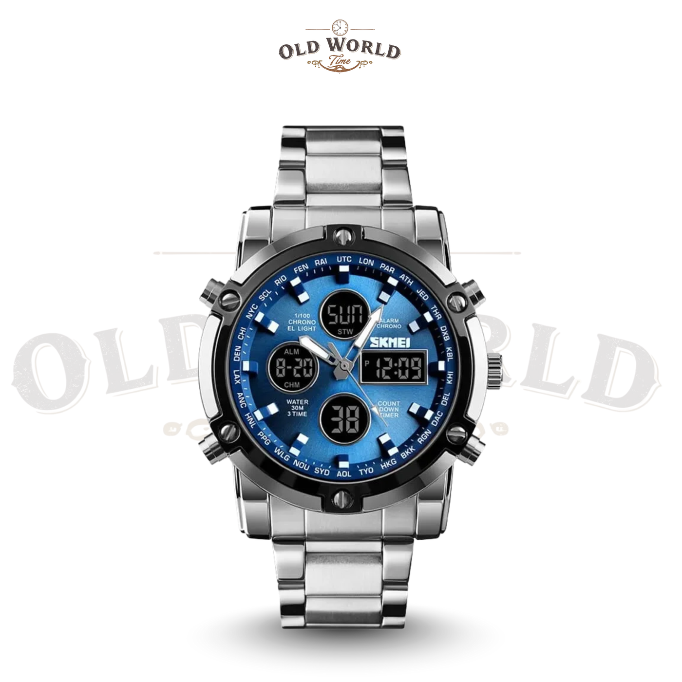 Blue Sk-mei 1389 Analog & Digital