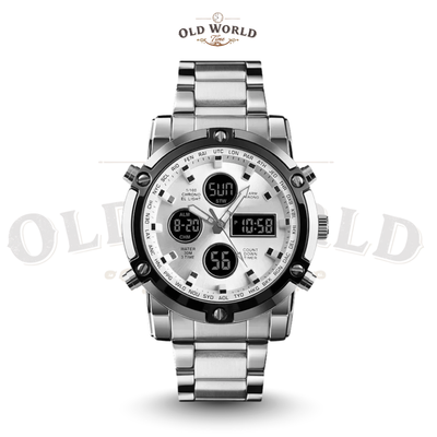 White Sk-mei 1389 Analog & Digital