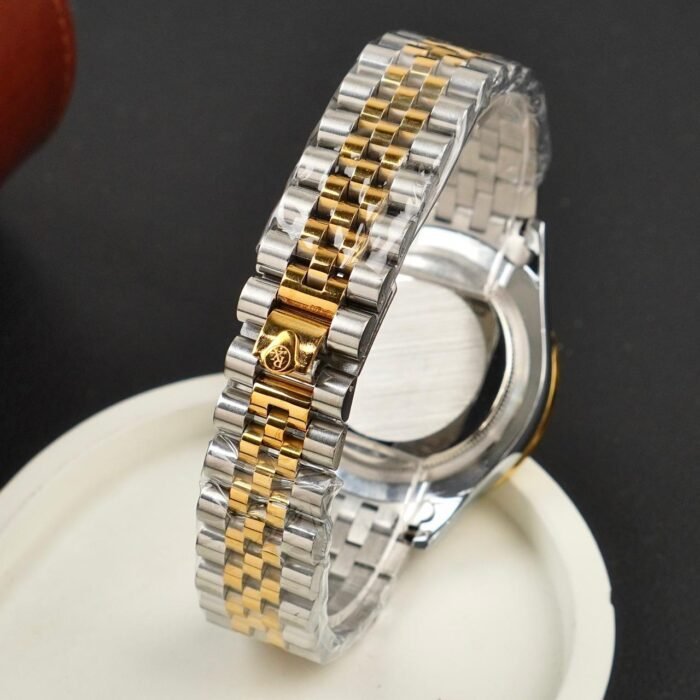 Rlx Two-Tone Black&Gold-Datejust