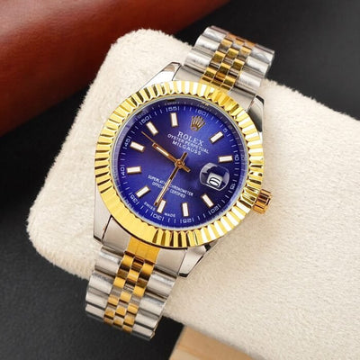 Rlx Two-Tone Blue&Gold-Datejust