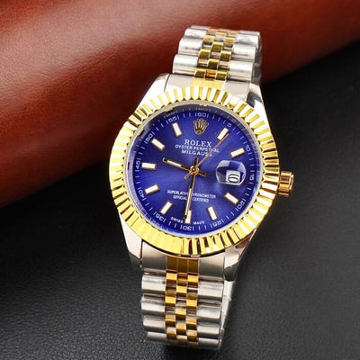 Rlx Two-Tone Blue&Gold-Datejust