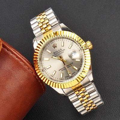 Rlx Two-Tone Beige&Gold-Datejust