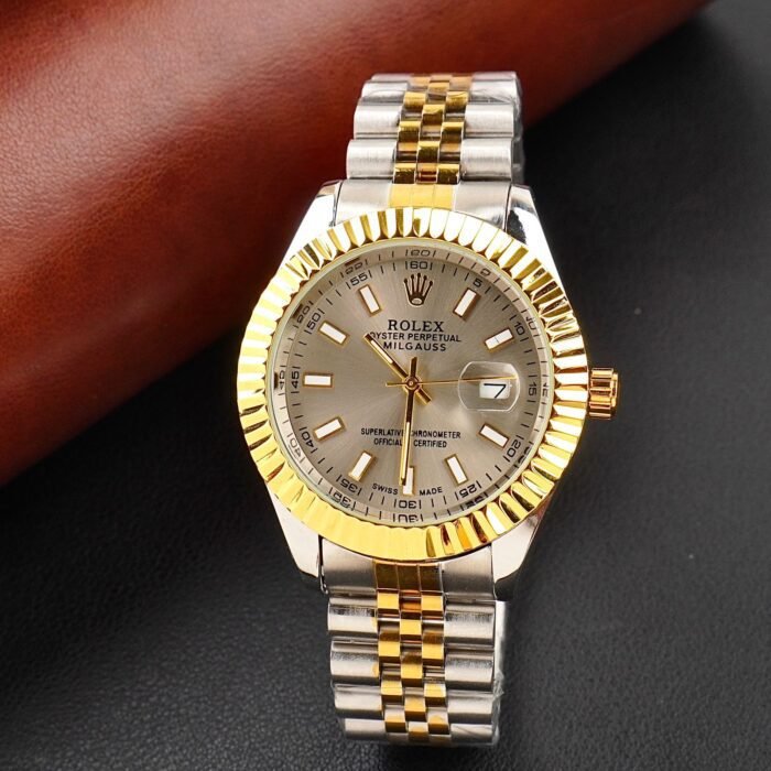 Rlx Two-Tone Beige&Gold-Datejust