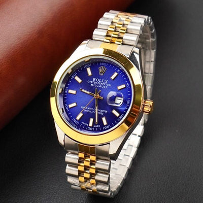 Rlx Two-Tone Blue&Gold-Datejust