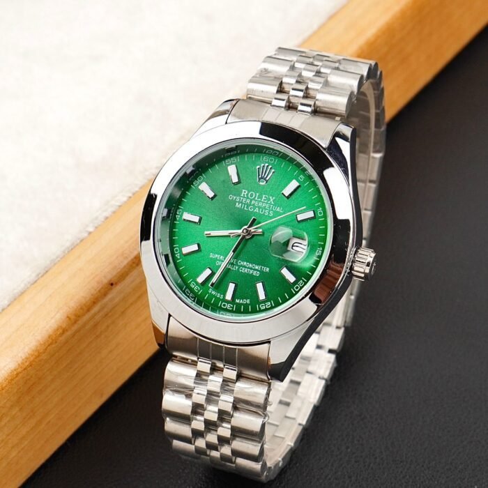 Rlx Two-Tone Green&Gold-Datejust