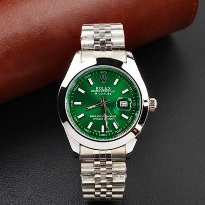 Rlx Two-Tone Green&Gold-Datejust