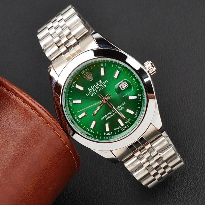 Rlx Two-Tone Green&Gold-Datejust