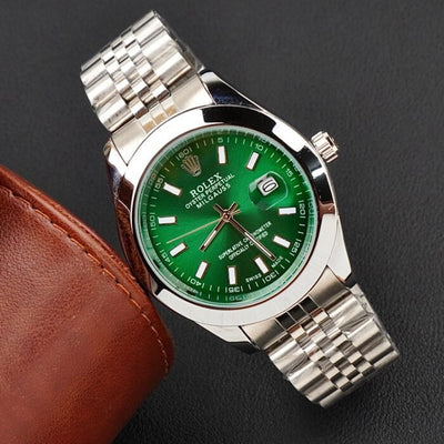 Rlx Two-Tone Green&Gold-Datejust