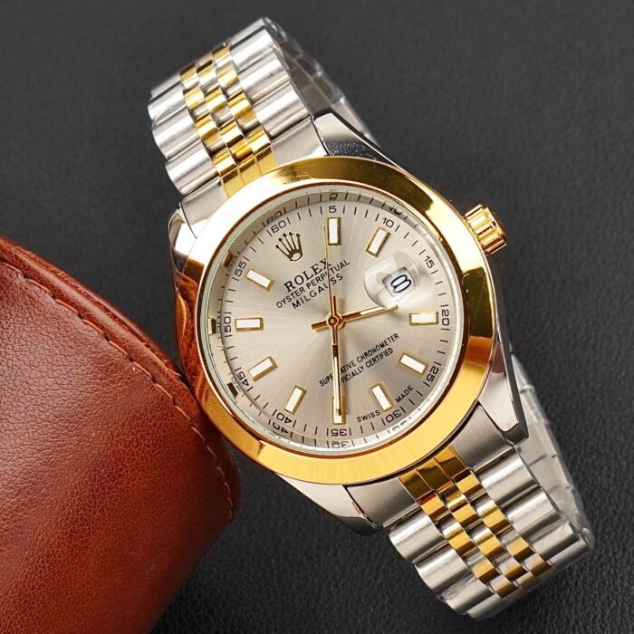 Rlx Two-Tone Beige&Gold-Datejust