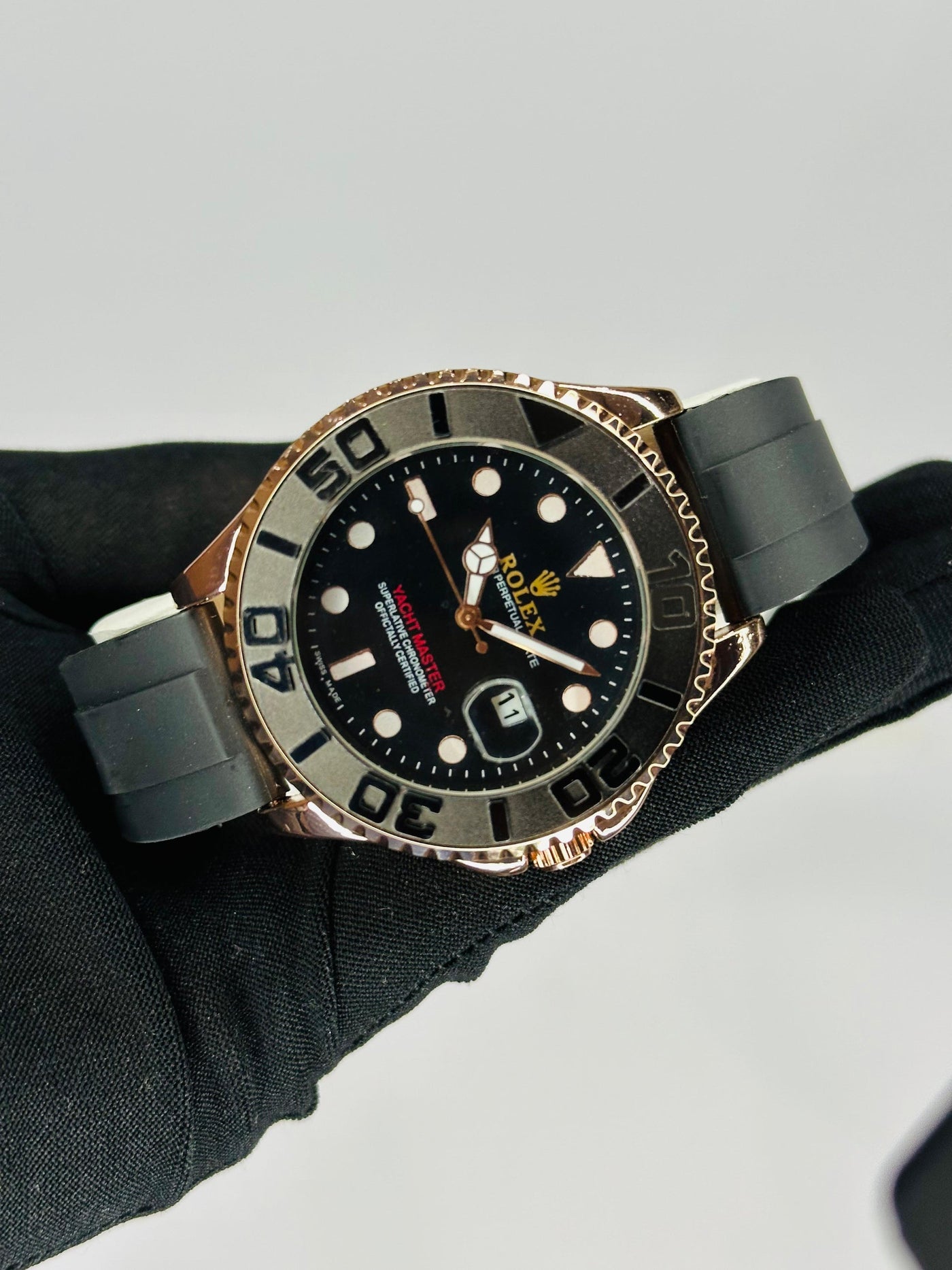 Rlx Black Yacht-Master Datejust
