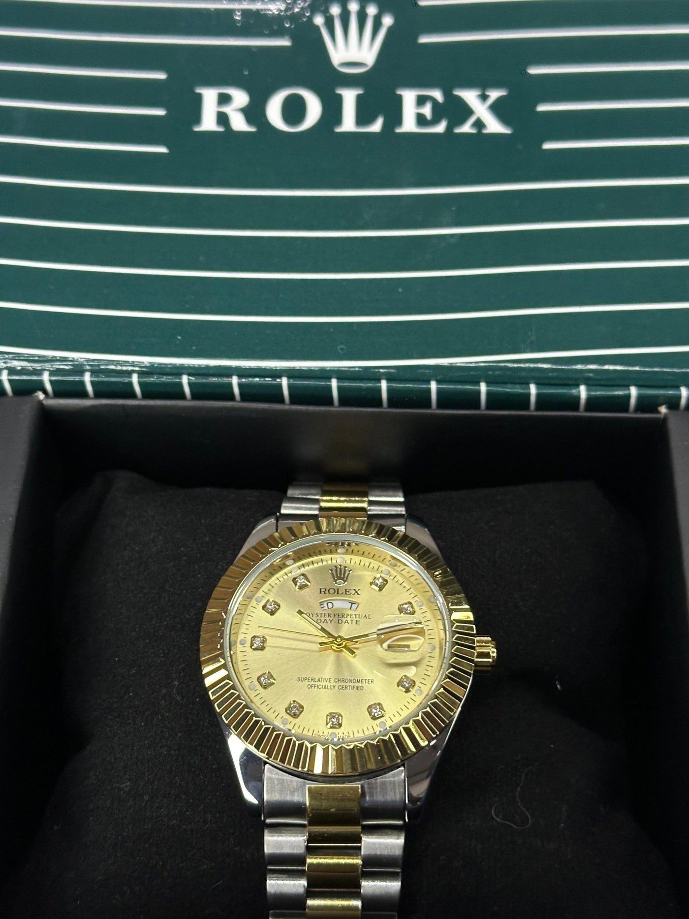 RLX Gold-Tone & Silver-Tone Stainless Steel Watch - Date Display