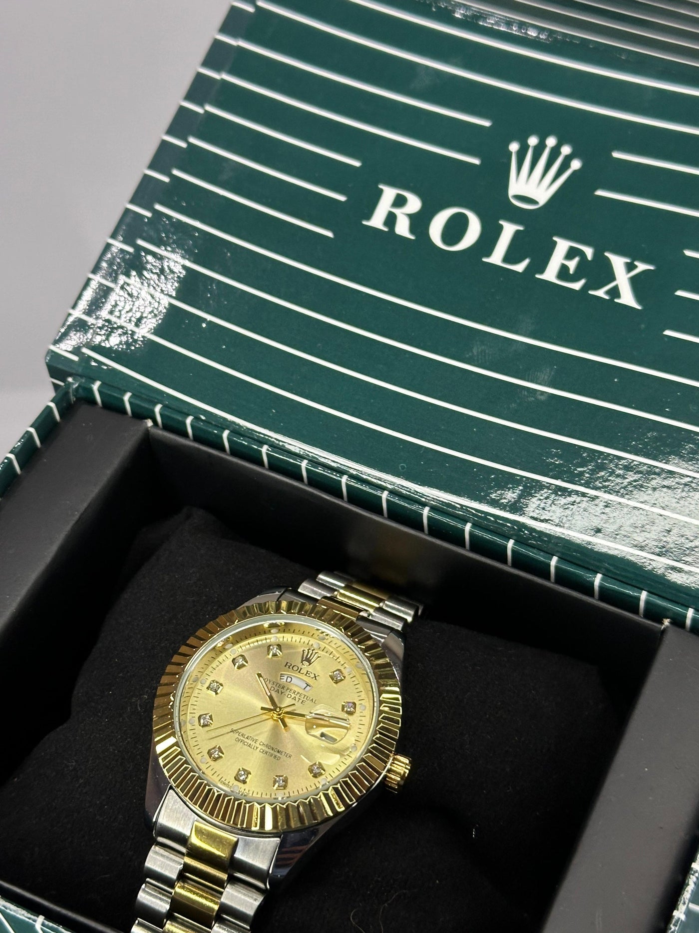 RLX Gold-Tone & Silver-Tone Stainless Steel Watch - Date Display