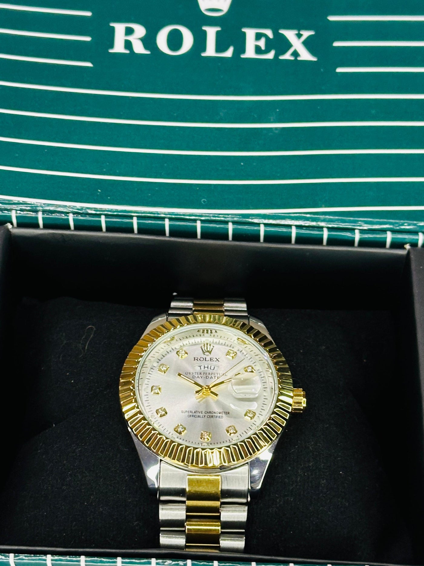 RLX Gold-Tone & Silver-Tone Stainless Steel Watch - Date Display