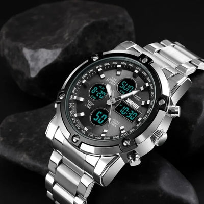 White Sk-mei 1389 Analog & Digital