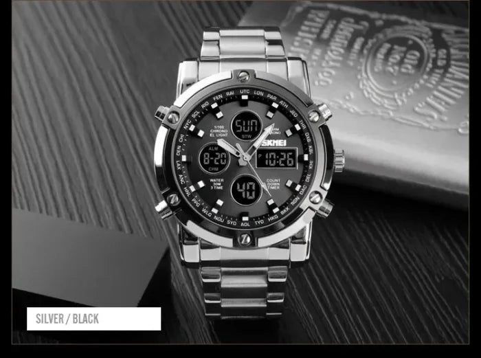 White Sk-mei 1389 Analog & Digital