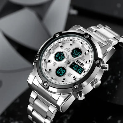 White Sk-mei 1389 Analog & Digital