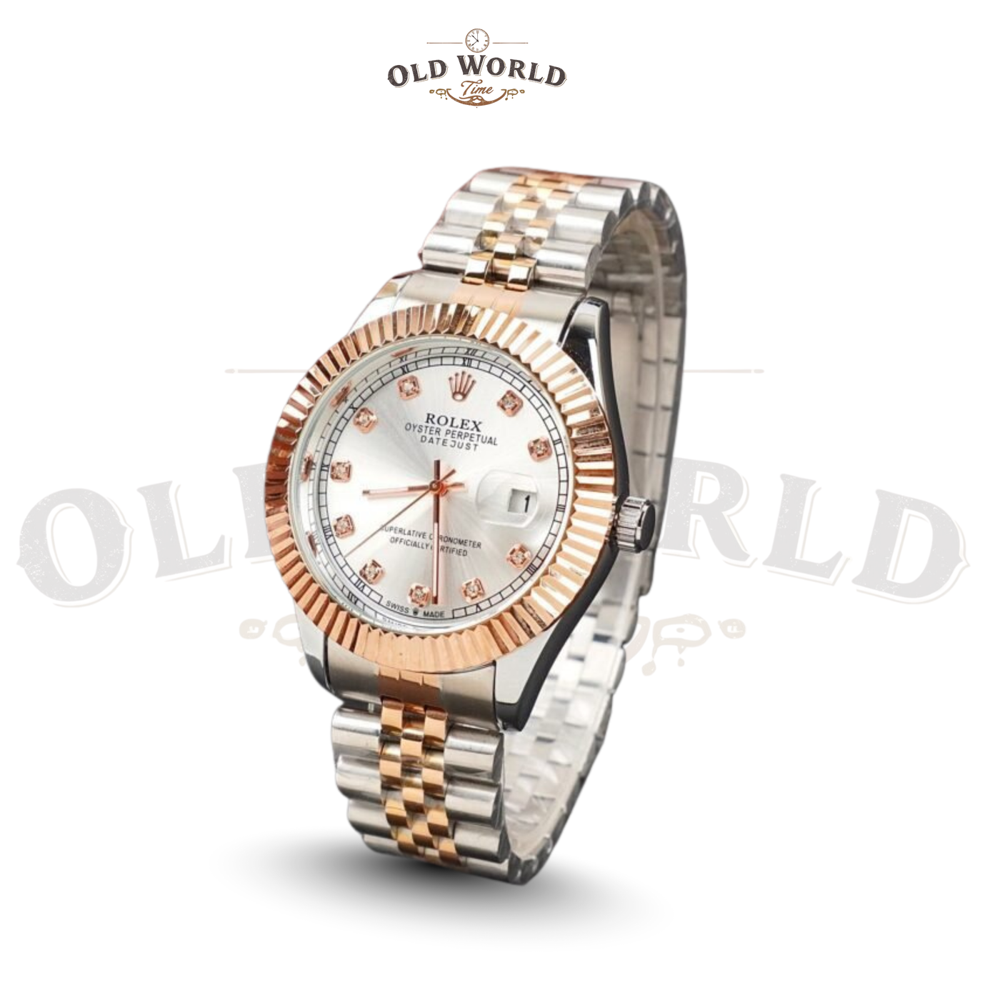 Rlx Two-Tone Rose Gold&Gold-Datejust