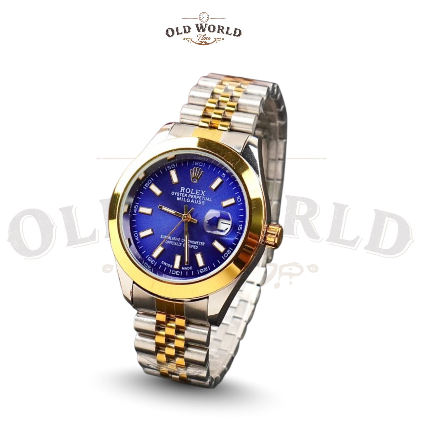 Rlx Two-Tone Blue&Gold-Datejust