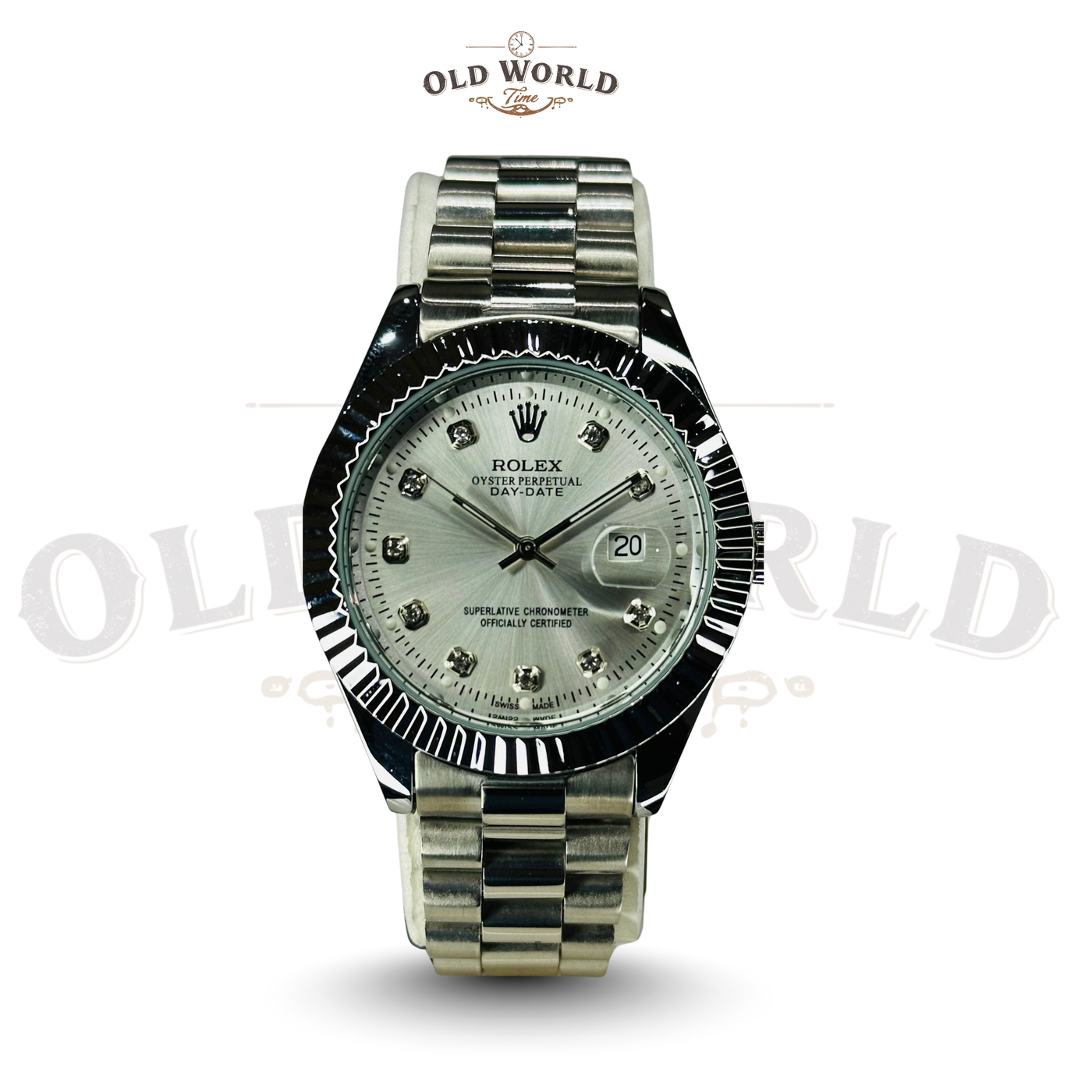 Rlx Silver Oyster Perpetual Day-Date