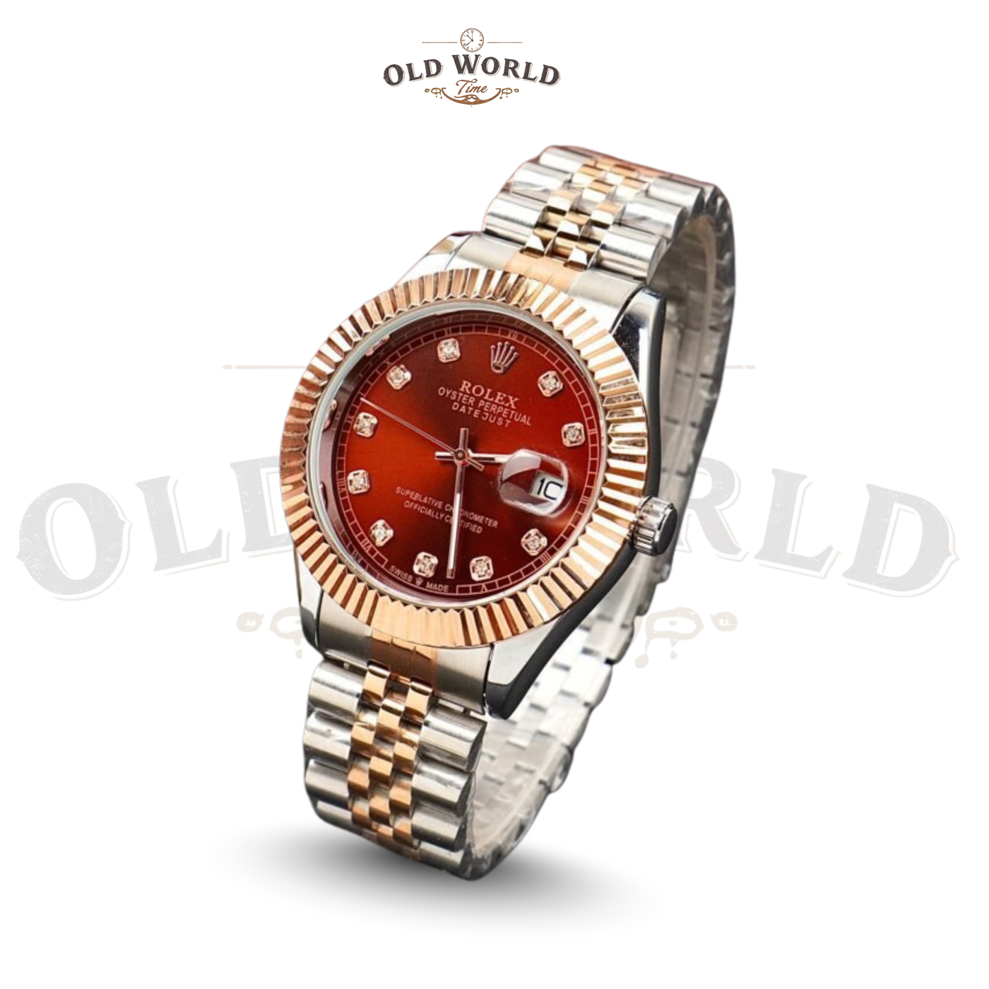 Rlx Two-Tone Red&Gold-Datejust