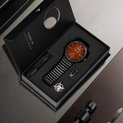 To-mi T-307 Quartz Black&Maroon