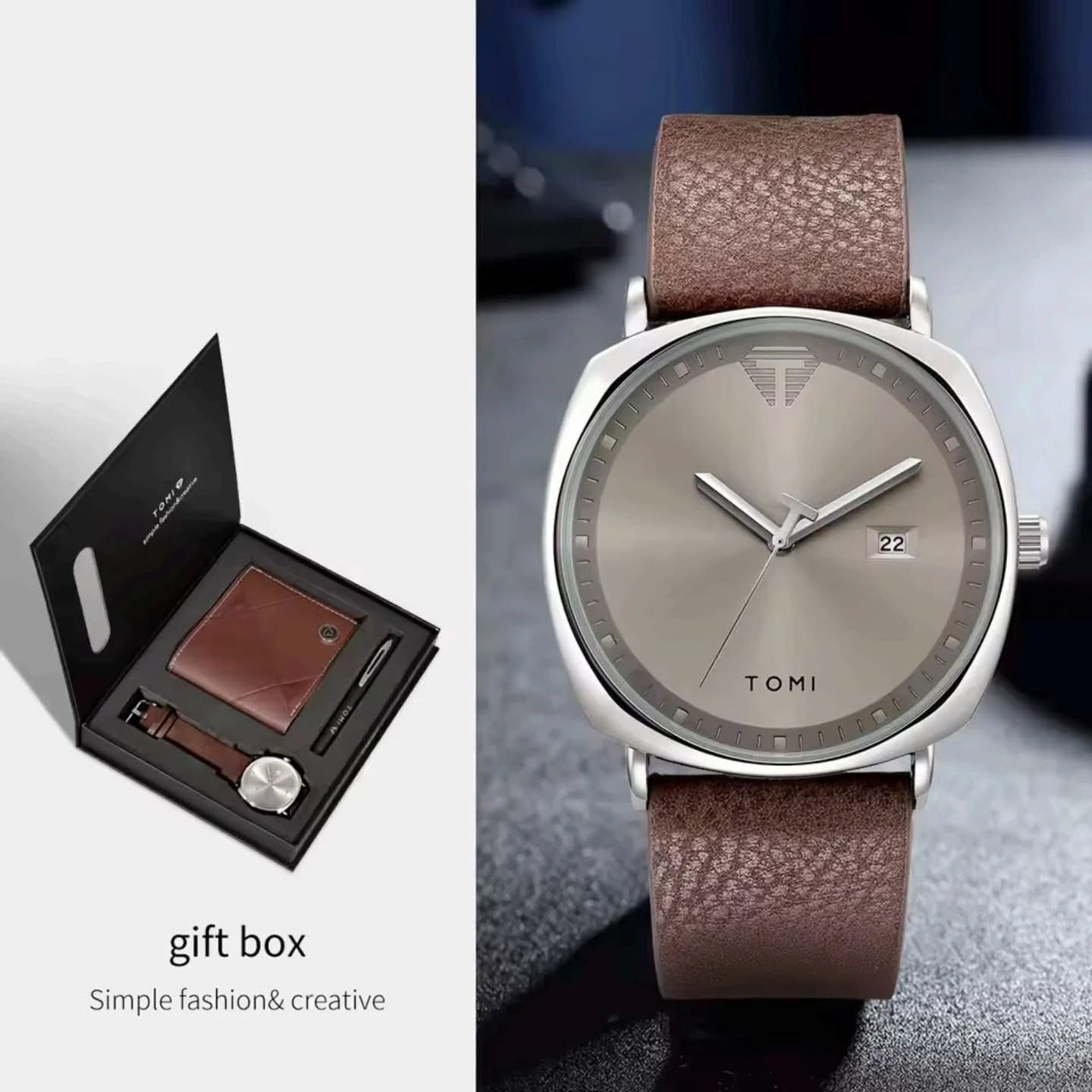 To-mi T-044 Quartz With Gift Box