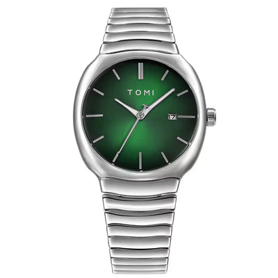 To-mi T-307 Quartz Silver&Green