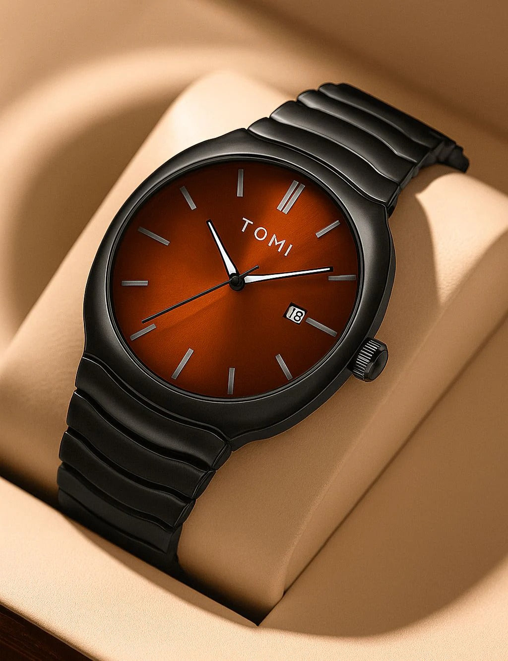 To-mi T-307 Quartz Black&Maroon