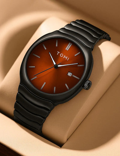 To-mi T-307 Quartz Black&Maroon